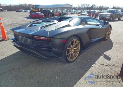 2018 Lamborghini Aventador S из США, поврежденный, VIN ZHWUV4ZD0JLA07069